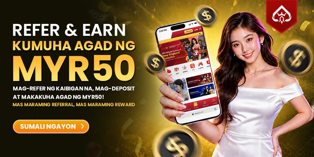 Mag-refer at kumita agad ng MYR50!